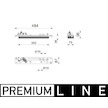 Chladič oleje, automatická převodovka MAHLE ORIGINAL CLC 457 000P