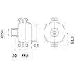 generátor MAHLE ORIGINAL MG 1233