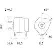 generátor MAHLE ORIGINAL MG 407