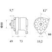 generátor MAHLE ORIGINAL MG 437