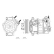 Kompresor, klimatizace MAHLE ORIGINAL ACP 511 000S