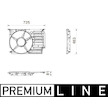 Kryt ventilátoru MAHLE ORIGINAL CFS 31 000P