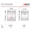 Ložisko vačkového hřídele KING CS1502SM0.25