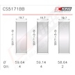 Ložisko vačkového hřídele KING CS5171BB