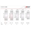 Ložisko vačkového hřídele KING CS5512BB