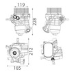 Olejový chladič, motorový olej MAHLE ORIGINAL CLC 466 000S
