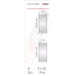 Pánev ojničního ložiska KING CR1018SV0.75