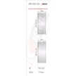 Pánev ojničního ložiska KING CR1651SV0.25