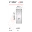 Pánev ojničního ložiska KING CR4032CP0.75