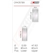 Pánev ojničního ložiska KING CR4357BX0.5