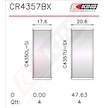 Pánev ojničního ložiska KING CR4357BX0.75