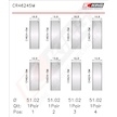 Pánev ojničního ložiska KING CR4624SM0.75
