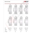 Sada ložiskových pánví pro klikový hřídel KING MB4065AM1.0