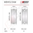 Sada ložiskových pánví pro klikový hřídel KING MB4523AM0.75