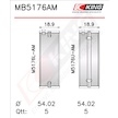 Sada ložiskových pánví pro klikový hřídel KING MB5176AM0.75