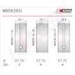 Sada ložiskových pánví pro klikový hřídel KING MB5636SI0.25