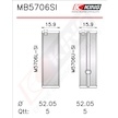 Sada ložiskových pánví pro klikový hřídel KING MB5706SI0.5