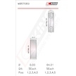 Sada ložiskových pánví pro klikový hřídel KING MB5708SI0.25