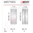 Sada ložiskových pánví pro klikový hřídel KING MB5758SI0.8