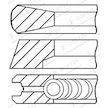 Sada pístních kroužků GOETZE ENGINE 08-146300-00