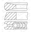 Sada pístních kroužků GOETZE ENGINE 08-320211-30