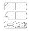Sada pístních kroužků GOETZE ENGINE 08-432205-10