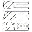Sada pístních kroužků GOETZE ENGINE 08-432500-00
