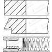 Sada pístních kroužků GOETZE ENGINE 08-440500-10