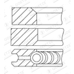 Sada pístních kroužků GOETZE ENGINE 08-454300-00