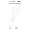 Sada přítlačných podložek, kliková hřídel KING TW 166AM0.25