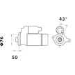 Startér MAHLE ORIGINAL MS 52