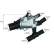 Termostat, chladivo MAHLE ORIGINAL TI 155 88