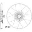 Větrák, chlazení motoru MAHLE ORIGINAL CFF 472 000P