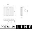 Výparník, klimatizace MAHLE ORIGINAL AE 270 000P