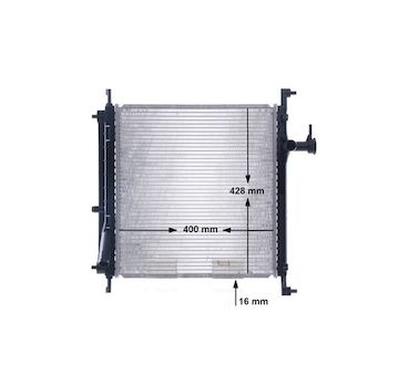 Chladič, chlazení motoru MAHLE ORIGINAL CR 2071 000S