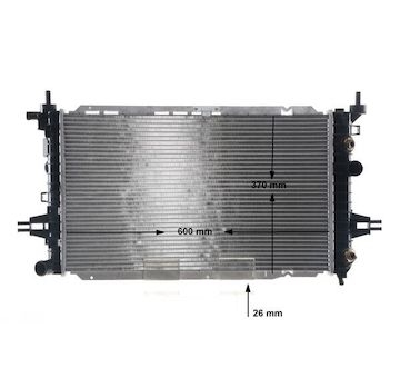 Chladič, chlazení motoru MAHLE ORIGINAL CR 2105 000S