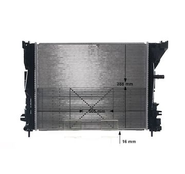 Chladič, chlazení motoru MAHLE ORIGINAL CR 2264 000S