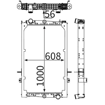 Chladič, chlazení motoru MAHLE ORIGINAL CR 2780 000S
