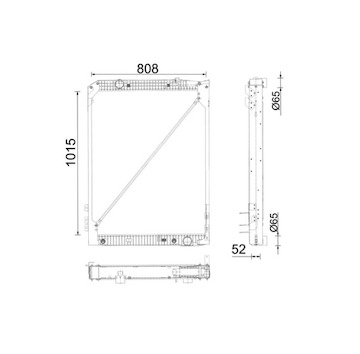 Chladič, chlazení motoru MAHLE ORIGINAL CR 686 001P