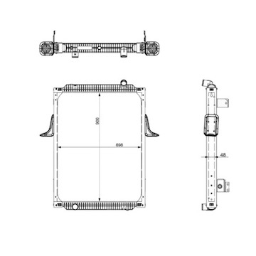 Chladič, chlazení motoru MAHLE ORIGINAL CR 698 000S