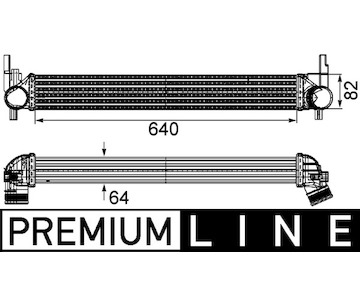 Chladič turba MAHLE ORIGINAL CI 165 000P