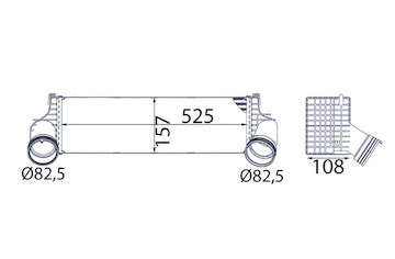 Chladič turba MAHLE ORIGINAL CI 175 000S