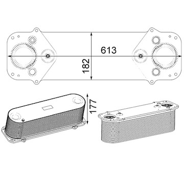 Chladič turba MAHLE ORIGINAL CI 231 000P