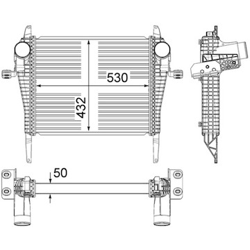 Chladič turba MAHLE ORIGINAL CI 37 000P