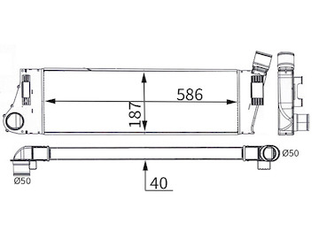 Chladič turba MAHLE ORIGINAL CI 39 000S