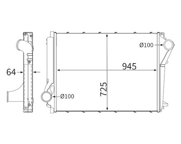 Chladič turba MAHLE ORIGINAL CI 453 000S