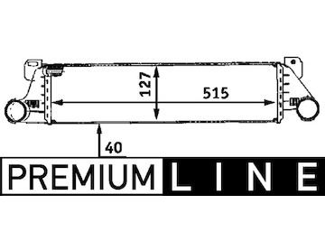 Chladič turba MAHLE ORIGINAL CI 49 000P