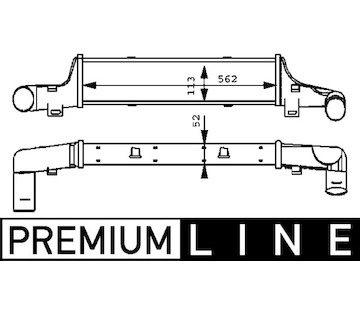 Chladič turba MAHLE ORIGINAL CI 52 000P