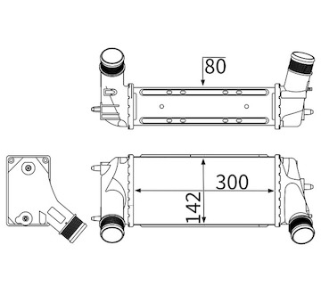 Chladič turba MAHLE ORIGINAL CI 700 000S