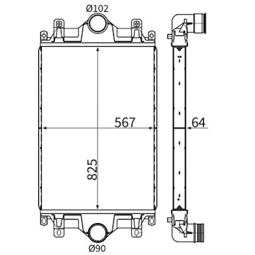Chladič turba MAHLE ORIGINAL CI 756 000S